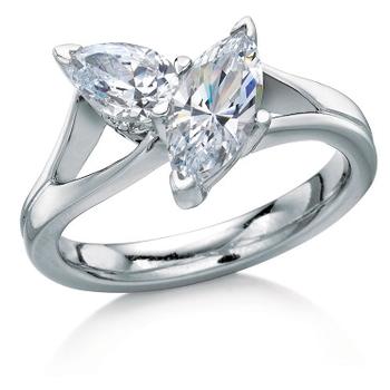 MaeVona Tiree semi engagement ring